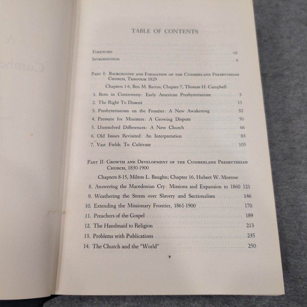 A People Called Cumberland Presbyterians History Book First Edition 1972 - Picture 7 of 8